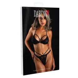 DARING Intimates Ensemble Soutien-Gorge String Floral Set Noir